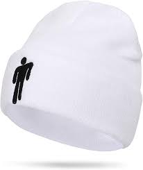 Billie Eilish Merch Hot Topic Logo Beanie Knit Hat Stretchy Cap For Men Women Billie Eilish Merch Knitted Hats Billie Eilish
