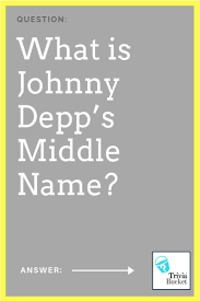 Have fun making trivia questions about swimming and swimmers. What Is Johnny Depp S Middle Name Find The Answer To This And Thousands More Trivia Questions At Triviabucket Com Names Johnny Johnny Depp