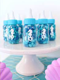 Drinks can include virgin daiquiris and pina coladas. Under The Sea Baby Shower Fun365