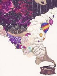 Visa fler idéer om coola bilder, bilder, roliga vägskyltar. How Cool Is This Cosmic Music Print This Is How We Visualize Music Too Art Prints Psychedelic Art Art Art Drawings