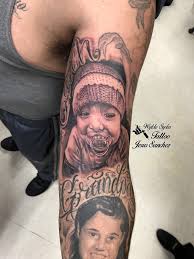 Best Black And Grey Tattoo Artists In San Diego Baby Portrait Tattoo Baby Portraits Portrait Portrait Tattoo