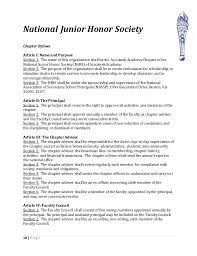 Writing A National Honor Society Resume