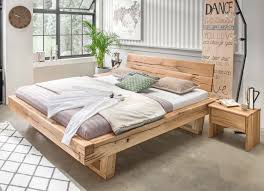 Balkenbett Gorm Holzbett Eiche Massiv Mit Geolter Oberflache Holzbett Bett Eiche Eichenbetten