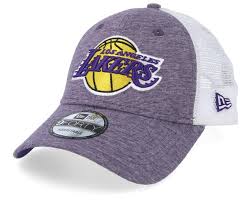 Buy caps for the la lakers and other nba teams on headict. La Lakers Summer League 9forty Purple White Trucker New Era Cap Hatstore De