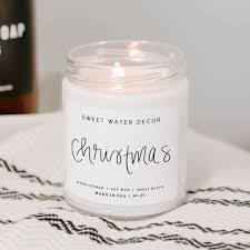 Christmas Candle Christmas Scented Candle Soy Candles Etsy