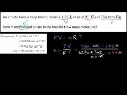 12g of 12c contain 6.0221421 x 10^23, therefore avogadro's number is 6.0221421 x 10^23. Using The Ideal Gas Law To Calculate Number Of Moles Worked Example Video Khan Academy