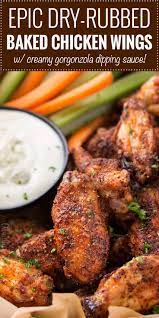 Epic Dry Rubbed Baked Chicken Wings The Chunky Chef