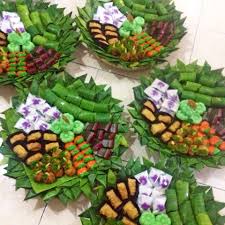 Kue Tradisional Tampah Penyajian Makanan Makanan Makanan Dan Minuman