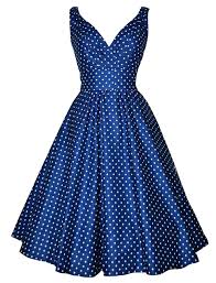 Amazon Com Daroj Women 1950 S Vintage Polka Dots Deep V Neck Rockabilly Cocktail Party Dress Sleeveless Swing Dress Vintage Dresses Cheap Vintage Swing Dress
