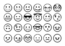 Die absicht war, den kindern die lernpädagogischen und gleichzeitig spannenden. Malbilder Emojis Smileys Und Gesichter Ausdrucken