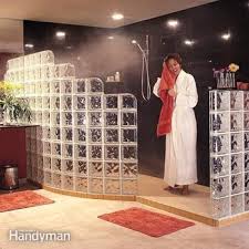 From plain to pristal, glass block glass blocks work especially well in the bathroom, because they provide privacy while still letting light pass through. How To Install A Glass Block Shower Diy Family Handyman