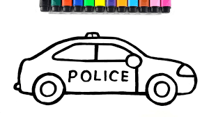 Encontre centenas de desenhos para colorir, pintar e imprimir aqui no desenhoscolorir.com.br! Ensine Seu Filho A Colorir Ensinamos Uma Crianca A Desenhar Um Carro De Policia Youtube