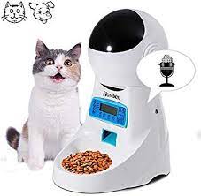 Amazon Com Homdox Automatic Cat Feeder Pet Food Dispenser For Cat Dog Auto Cat Feeder With Timer Programmable Port Auto Cat Feeder Automatic Cat Cat Feeder