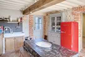 Look Vintage Du Frigo Smeg Table De Ferme Chaleur Des Materiaux Authentiques Frigo Smeg Table De Ferme Frigo