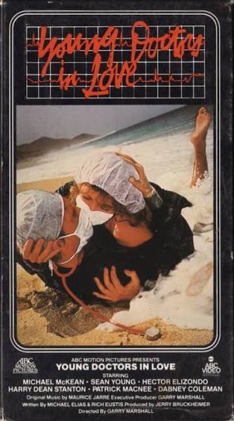 1982 YOUNG DOCTORS IN LOVE DIRECTED BY GARRY MARSHALL WITH SEAN YOUNG.MICHAEL  MC KEAN.DEMI MOORE.DABNEY COLEMAN.