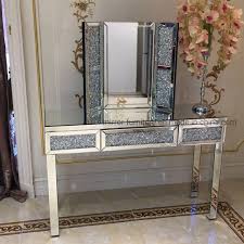Bli lynden pic hide this post dec. Bedroom Crushed Diamonds Mirrored Dresser With Makeup Mirror China Tripple New Design Mirror Black Diamonds Mirrored Dressing Table Set Made In China Com