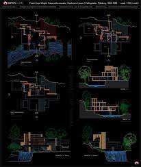 Kaufmann House Fallingwater Pittsburg Pa 1932 1936 Frank Lloyd Wright Arch Presentazione Di Architettura Dettagli Di Architettura Esterni Casa Moderni