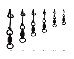 mustad ultrapoint fastach clips with ball bearing swivel