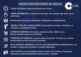 Del cierre de la hostelería al aforo del transporte público. Resumen De Las Restricciones Que Entrar En Vigor Hoy En Galicia Para Controlar La Pandemia Vigo Cope