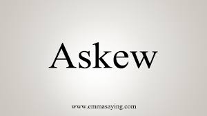 Dave askew (born 1963), english darts player. How To Say Askew Youtube