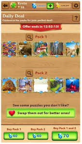 Swapping two 500 piece puzzles is fair game for one 1000 piece jigsaw puzzle. Mobilityware Support