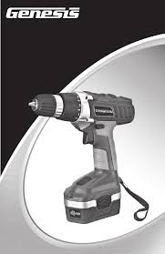 Black And Decker 18v Cordless Drill Instruction Manual Genesis I C E Cordless Drill Gcd18bk User Guide Manualsonline Com