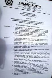 Bahwa pengangkatan saudara tersebut telah memenuhi syarat dan dipandang cakap untuk diangkat dan ditugaskan sebagai pengurus ypi. Ini Surat Pemberhentian Rektor Ugp Yang Mengundang Kontroversial Lintas Gayo