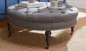 An ottoman coffee table, also known as a cocktail ottoman, offers a stylish and functional accent to the living room.perfect for extra seating, setting serveware or holding a drinks tray, it's a great centerpiece amongst sofas and loveseats.check out our wide selection of styles to match the decor of your space. Tufted Round Ottoman Bench Alif Furniture