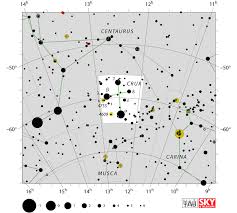 Crux Constellation Mythology Facts Star Map Major Stars