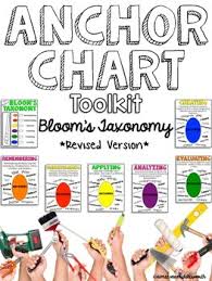 anchor chart toolkit for blooms taxonomy revised version