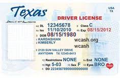 Passport or a driver license or identification card with a real id compliant indicator of a star in the upper right hand corner of the card. Template Texas New Drivers License Editable Photoshop File Psd Birth Certificate Template Drivers License Pictures Drivers License
