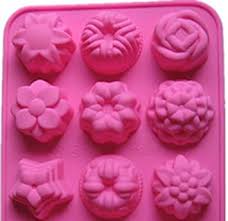 Buytra Gela A E De Silicone Moule A A Cake Pan 12 Par Feuille Coeur Fleurs Toile Guide Xcvgfdsdfa