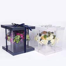 Art bouquet, flowers, ideal for birthday, same day delivery, tulips. Hot Sale Square Flower Packaging Box With Clear Pvc Window Flowers Wedding Gift Box Decoration Buy Gift Box Square Pvc Gift Boxes Flower Packaging Box Product On Alibaba Com