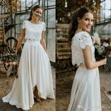 Profilbildungen) / zu zwecken dritter verarbeiten. Strand Juwel Hals High Low Hochzeitskleider Spitze Tull Bohemien Brautkleider Ebay