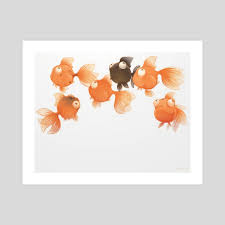 Maybe you would like to learn more about one of these? Goldfish An Art Print By Chhuy Ing Ia Inprnt