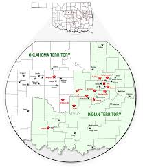 All Black Towns Of Oklahoma Town Map Oklahoma History Town Map Oklahoma Travel