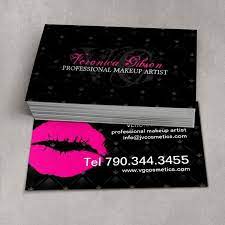 Business cards for the beauty industry are business cards, but they look very different from the average business card. Einfache Make Up Artist Visitenkarten Gratis Mit Hubschen Gelben Ilu Makeup Artist Business Cards Templates Makeup Artist Business Cards Makeup Business Cards