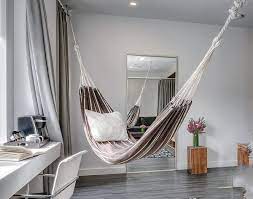 Insanely cozy and downright luxurious, the indoor hammock takes up a surprisingly small amount of space, all the while leaving an opulent impression. Top 40 Best Indoor Hammock Ideas Cozy Hanging Spots