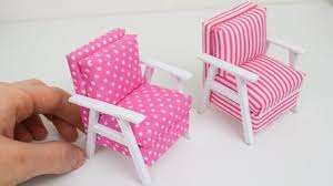 Minyatur Koltuk Yapimi Kendin Yap Barbie Koltuk Yapimi Youtube 2020 Barbie Furniture Koltuklar Barbie