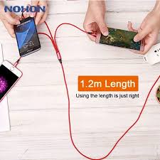 Original nohon 3 in 1 usb cable for iphone 8 x 7 6 6s plus 5 5s samsung xiaomi lenovo 2 in 1 micro type c quick charge cables. Nohon 3 In 1 Usb Cable 2 In 1 Type C 8pin Micro Usb Charger Cable For Iphone 8 7 6 6s Plus Ios 10 9 8 Usb C Android Phone Cables Buy