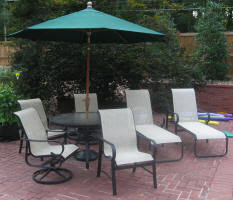 Patio Pool Outdoor Lawn Yard Furniture New Finish Paint