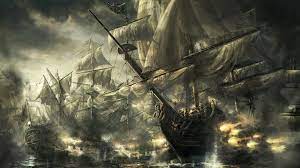 Ghost pirate ship concept art. Pirate Battle Wallpapers Top Free Pirate Battle Backgrounds Wallpaperaccess