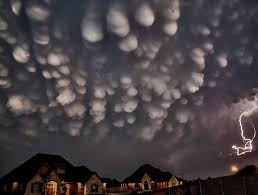 Mammatus clouds mostly frequently form on the underside of cumulonimbus clouds, the clouds that can produce severe storms. Unusual Clouds Album On Imgur