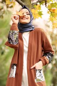 Modaselvim Yelek Pulpayet Kislik Hirka Mdp5392 Taba Moda Stilleri Moda Yelek