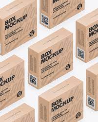 Download Kraft Box Mockup In Box Mockups On Yellow Images Object Mockups