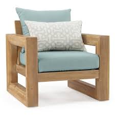 Rst Brands Benson 8 Piece Wood Patio Conversation Set With Sunbrella Spa Blue Cushions Op Awss8 B Em 2020 Moveis De Paletes Sofa De Madeira Moveis De Madeira Reciclada