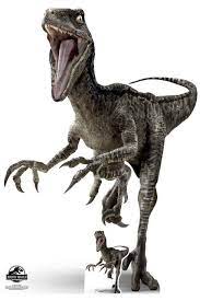 Blue is a female velociraptor that appears in jurassic world, jurassic world: Velociraptor Blue Dinosaur Offizieller Jurassic World Lifesize Pappausschnitt