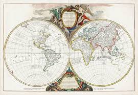 Bellin Copper Plate Map Of The Arctic 1758 Antique Maps Antique World Map Map