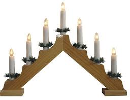 Christmas Candlestick Elec 7 Candles Pyramid Wood Christmas Lights Alzashop Com