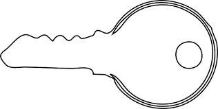 Printable Key Template Key Outline Clip Art Vector Clip Art Online Royalty Free Public Clip Art Templates Printable Free Shape Templates